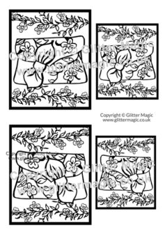 Floral Handbag Acetate GMACE048 GlitterMagic