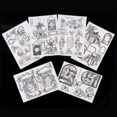 Glitter Magic Acetate Kit - The Holly And The Ivy - 10 Acetate Sheets 855078