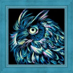 Diamond Painting Kits Neon Owl AZ-1710