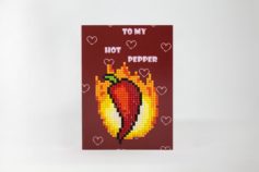 Diamond Painting Card Making Kit To My Hot Pepper WCO171