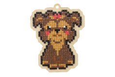 Diamond Painting 5D Plywood Kits Dog Lady WW134
